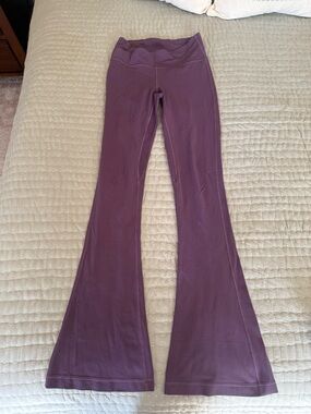 Lululemon Plum Flared Yoga Pants